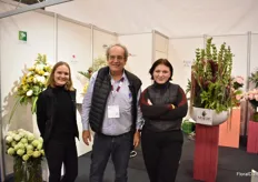Pia Ostmann, Fernando Muñoz, and Kimberle Ebert of Fresh o Fair. They are organising a florist trip to Ecuador from May 27 till June 4.